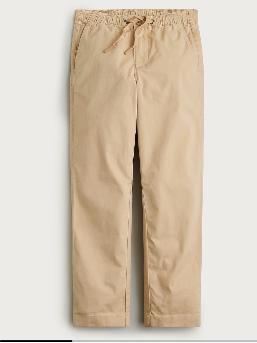 crewcuts by J.Crew Boys Pull-On Dock Chino Pants Khaki Size 8 School Uniform